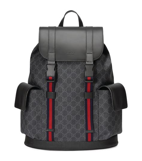 gucci bookbag men|black Gucci backpack men's.